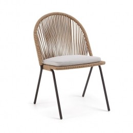 KaveHome-Shannstoelinbeigekoordengegalvaniseerdestalenpoten