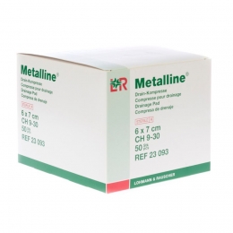MetallineKompresDrainageSter6x7cm5023093