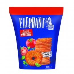 ElephantPretzelsTomaatKruiden160gr