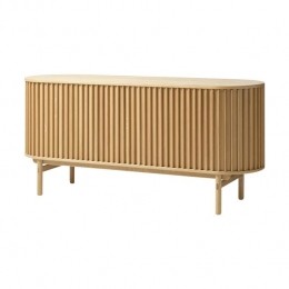 OlivineKjeldHoutenSideboardmetSchuifdeuren-B160cm-Naturel