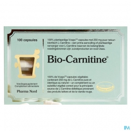 Bio-Carnitine250mg100PlantaardigeCapsules