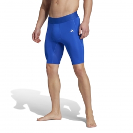 adidasTechfitSlidingbroekjeBlauwWitZwart