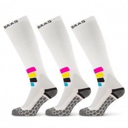 PoederbaasSkisokkenCompressieTechnicalProMerino3-packWit-4346