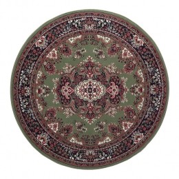 Interieur05RondVintagevloerkleedNainPerzischGroen-200x200cm