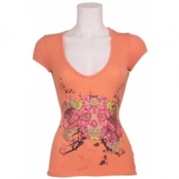 TavyJ284CS323080-MetJeans-T-shirts-Oranje