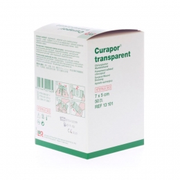 CuraporTransparantSteriel7cmx5cm5013101