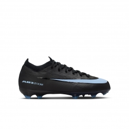 NikeZoomMercurialVapor16ProGrasVoetbalschoenenFGKidsZwartLichtblauw
