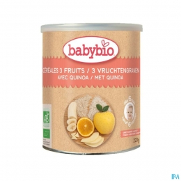 Babybio3VruchtengranenQuinoa6m220g