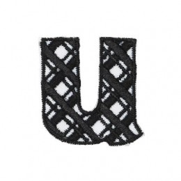 Iron-onletterUzwartwit