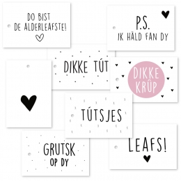 SetCadeaulabels-Leafs-8Stuks