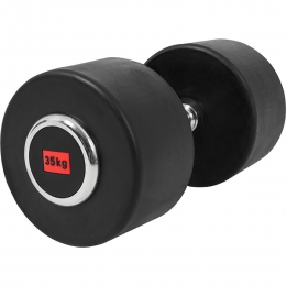 Dumbell-VasteHalter-GietijzermetRubbercoating-35kg-GorillaSports