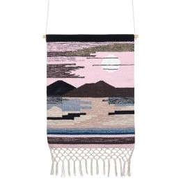 Beliani-SADDA-Wanddecoratie-Multicolor-Katoen