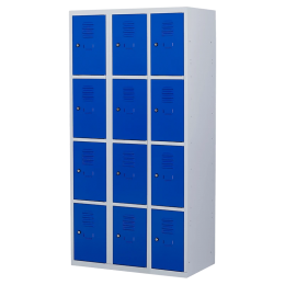 Lockerkast12deurs3delig-smal-LKP-215Witral9010