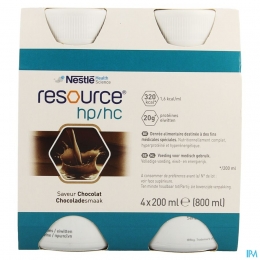 ResourceHpHcChocoladeFles4x200ml