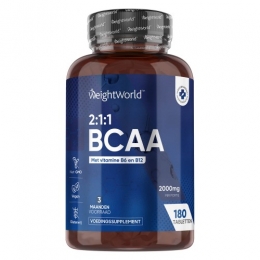 BCAA2000mg180tablettenMetB6B12BCAApoederAminozuursupplement