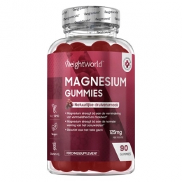 Magnesiumgummies125mg90vegangummiesMagnesiumcitraatDruivensmaak