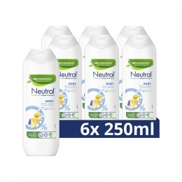 6xNeutralBabyShampooParfumvrij250ml