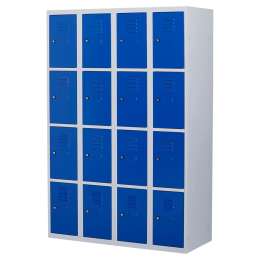 Lockerkast16deurs4delig-smal-LKP-216Witral9010