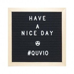 QUVIOLetterbordzwartmethoutenlijst