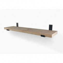 WoodbrothersSteigerhoutwandplank50x20cmzwartedragers