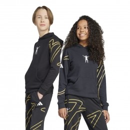 adidasJudeBellinghamHoodieKidsZwartGeelWit