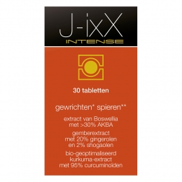 J-ixXIntenseVoedingssupplementSpierenenGewrichten30Tabletten