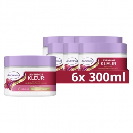 6xAndrlonCrmeHaarmaskerLevendigeKleur300ml