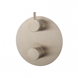 AfbouwdeelWiesbadenCaralThermostaat2WegRondGeborsteldStaal