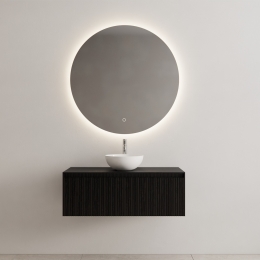 OnderkastGlissDesignTimotheus100CMInclTopplaatBlackVeneer