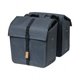 DubbelefietstasUrbanDryDoublebag50LCharcoalMelee