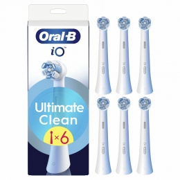 6xOral-BOpzetborstelsiOUltimateCleanWit6stuks