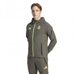 adidasRealMadridVisTechVestGrijsLichtgroen