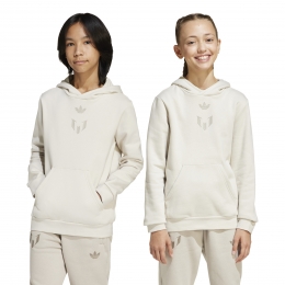adidasMessiHoodieKidsBeige