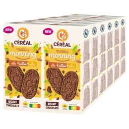 12xCralHappyMorningBiscuitChocolade200gr