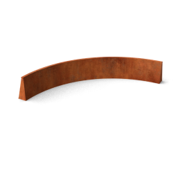 FrontaKeerwandenCortenstaalBocht2000x200x750mmGeroba-Geroba