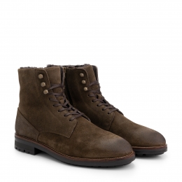 TravelinaposMen-Lace-upbootcasual-DonkerKhaki-Maat41