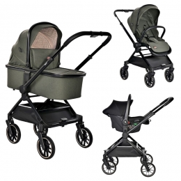 LorelliReyaGreen3-in-1KinderwageninclAutostoel1002195-2411