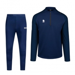 RobeyPerformanceHalf-ZipTrainingspakKidsDonkerblauwZwart