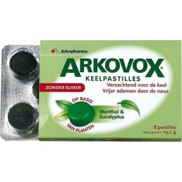 ArkopharmaKeelpastillesMentholEucalyptes