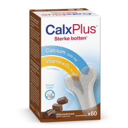 CalxPlusChocoladesmaak60Kauwtabletten