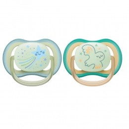 PhilipsAventFopspeenUltraAirNighttime0-6mndSterUil2stuks