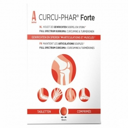 Curcu-PharForteVoedingssupplementSpierenenGewrichten30Tabletten
