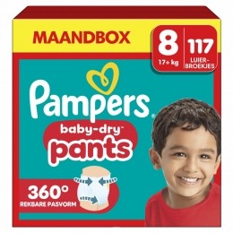 PampersBabyDryLuierbroekjesMaat817kg117stuks
