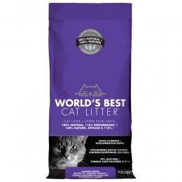 WorldsBestCatLitterKattenbakvullingLavender127kg