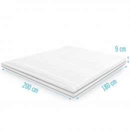KoudschuimTopdekmatrastopper180x200dikte9cm