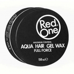 3xRedOneAquaHairGelWaxBlack150ml