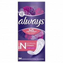 8xAlwaysInlegkruisjesDailyFreshNormal34stuks