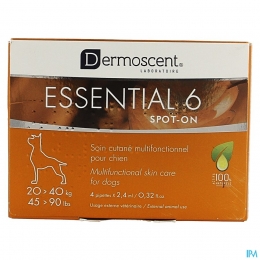 Essential6Spot-onHond20-40kgPipet4x24ml