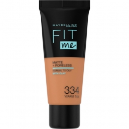 MaybellineFitMeMattePorelessFoundation334WarmTan