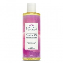 HeritageStoreCastorOlieLichaamHaarWenkbrauwen237ml